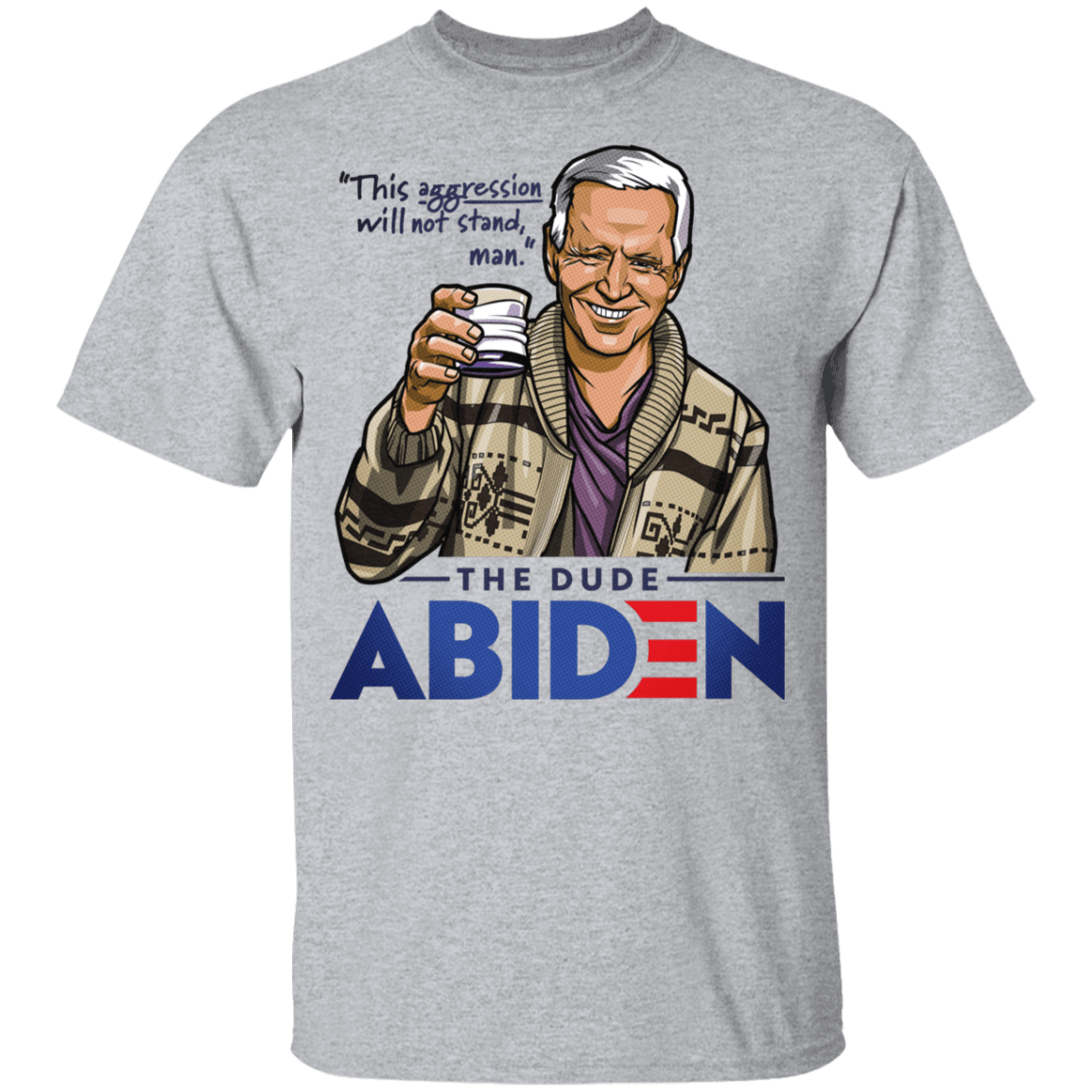 T-Shirts Sport Grey / YXS The Dude Abiden Youth T-Shirt