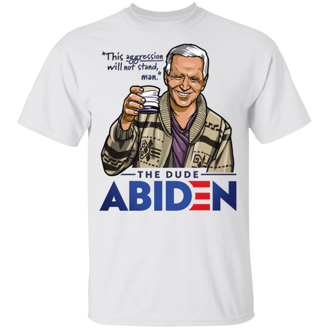 T-Shirts White / YXS The Dude Abiden Youth T-Shirt