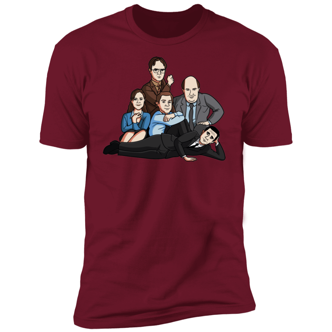 T-Shirts Cardinal / S The Dunder Mifflin Club Men's Premium T-Shirt