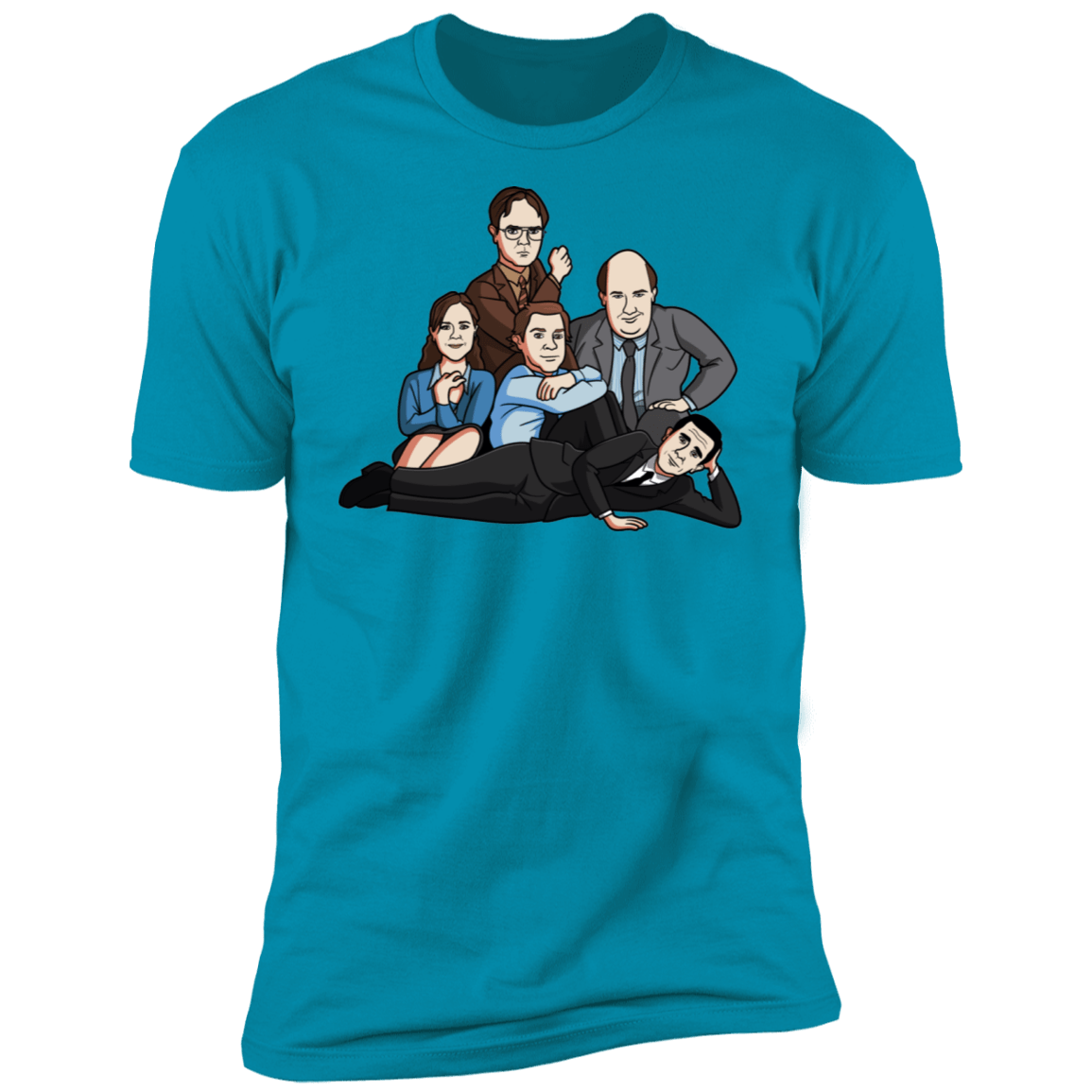 T-Shirts Turquoise / S The Dunder Mifflin Club Men's Premium T-Shirt