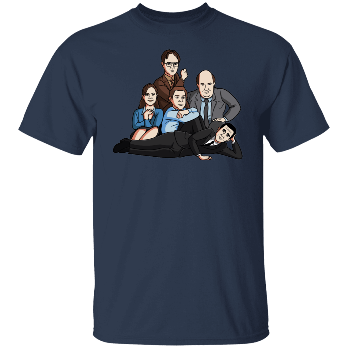 T-Shirts Navy / S The Dunder Mifflin Club T-Shirt