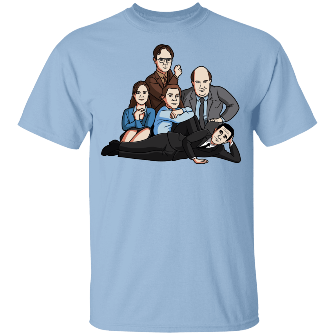 T-Shirts Light Blue / YXS The Dunder Mifflin Club Youth T-Shirt