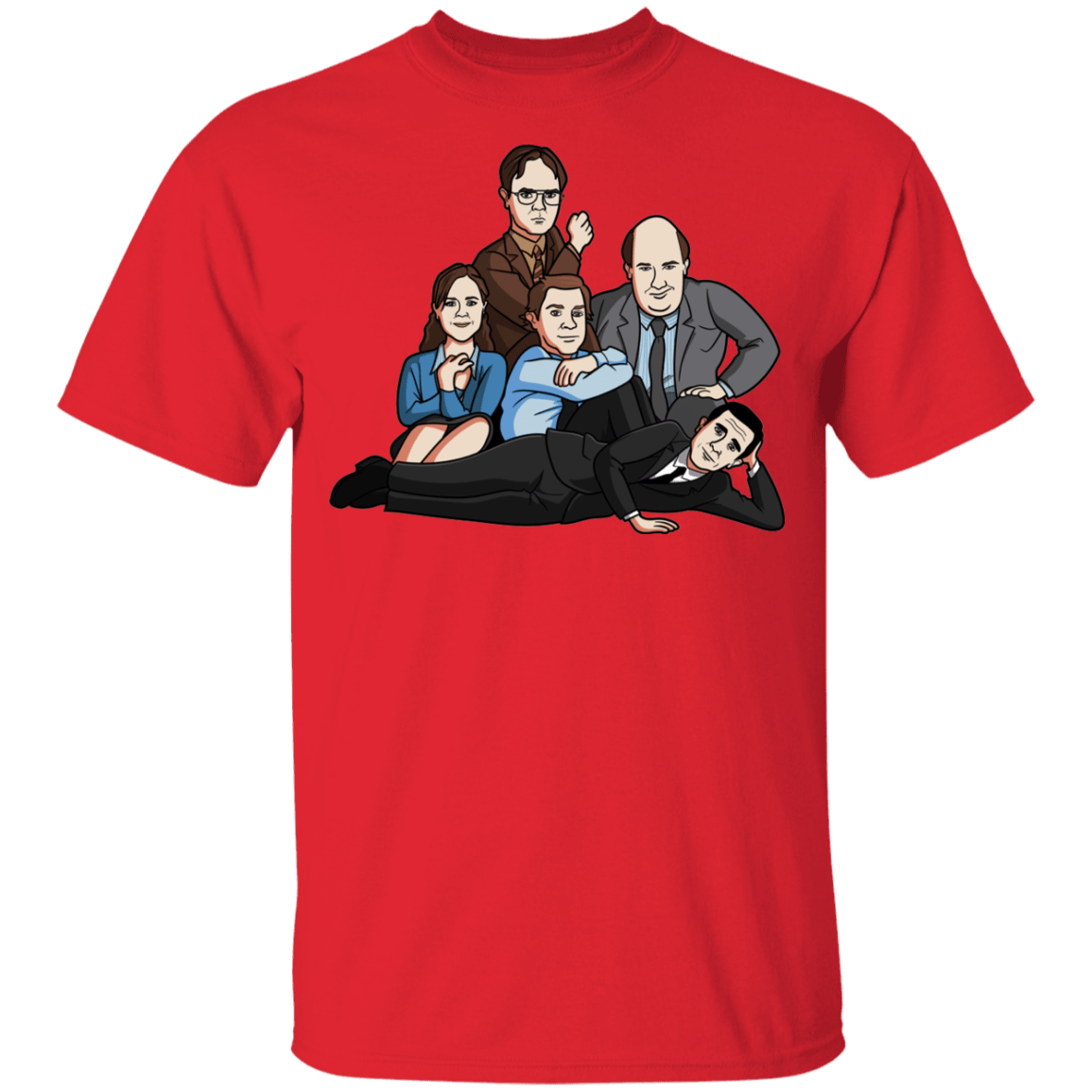 T-Shirts Red / YXS The Dunder Mifflin Club Youth T-Shirt