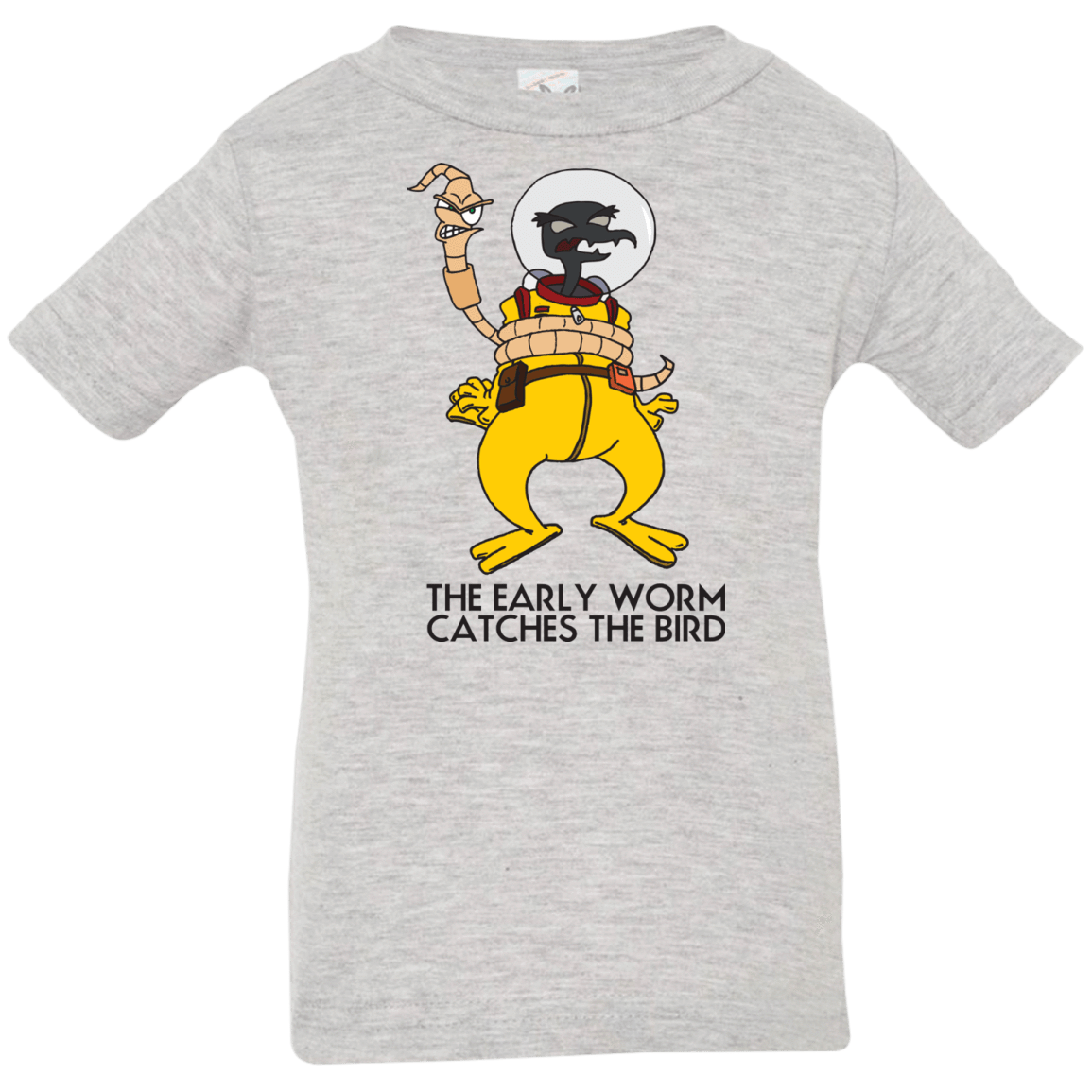 T-Shirts Heather / 6 Months The Early Worm Catches The Bird Infant Premium T-Shirt