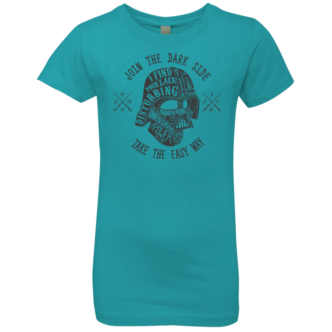 T-Shirts Tahiti Blue / YXS The Easy Way Girls Premium T-Shirt