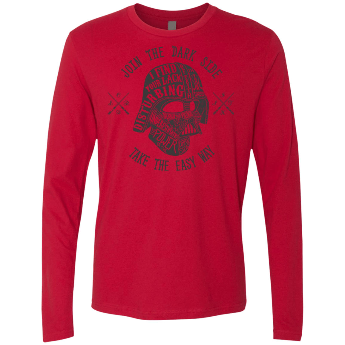 T-Shirts Red / S The Easy Way Men's Premium Long Sleeve
