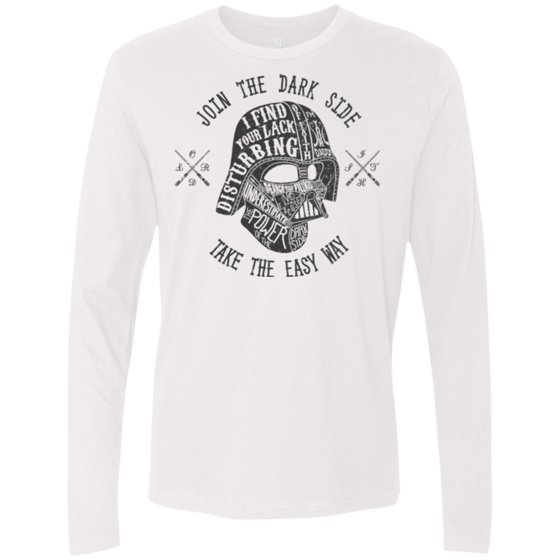 T-Shirts White / S The Easy Way Men's Premium Long Sleeve