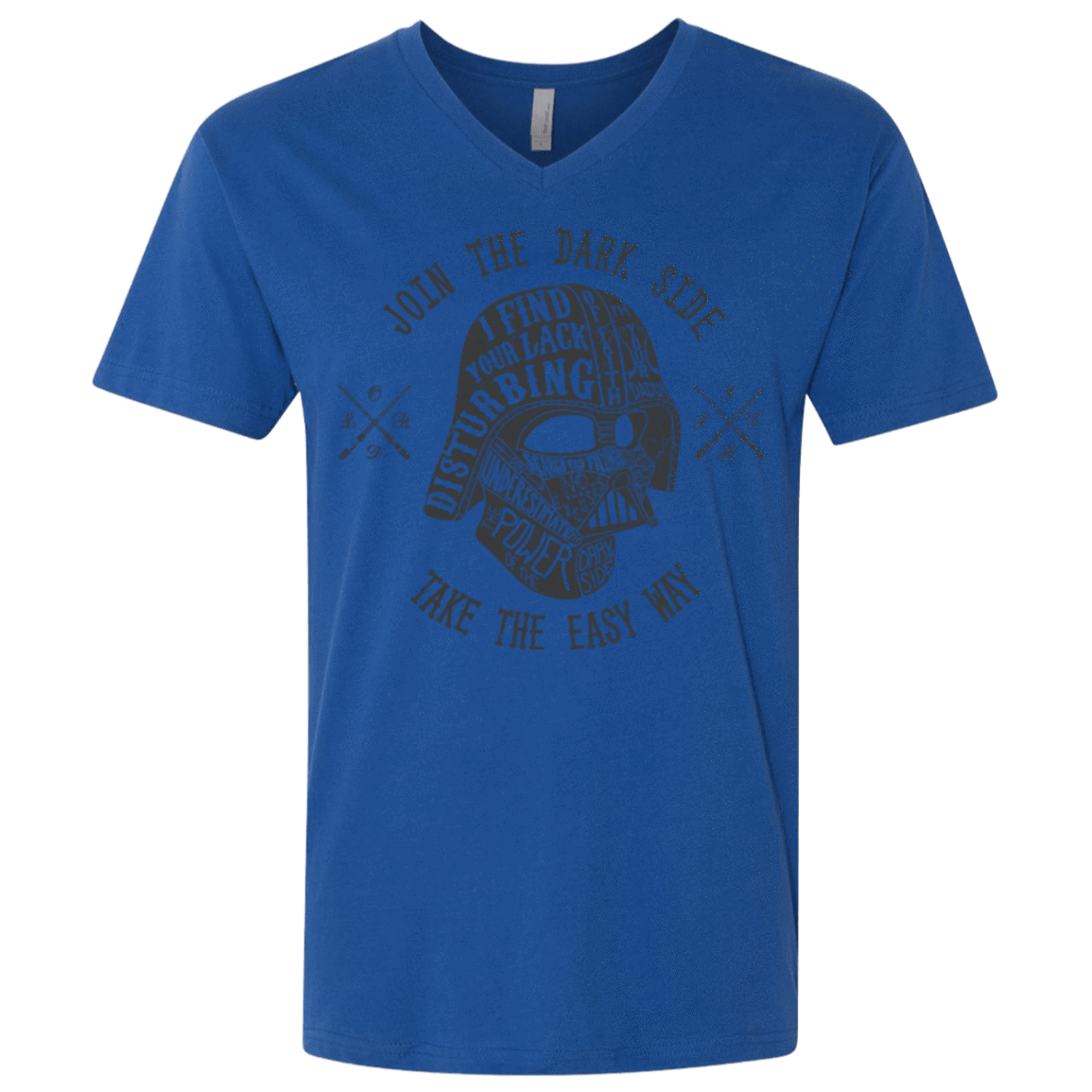 T-Shirts Royal / X-Small The Easy Way Men's Premium V-Neck