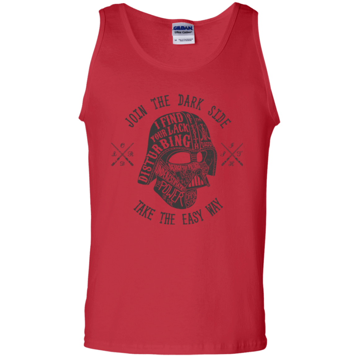T-Shirts Red / S The Easy Way Men's Tank Top