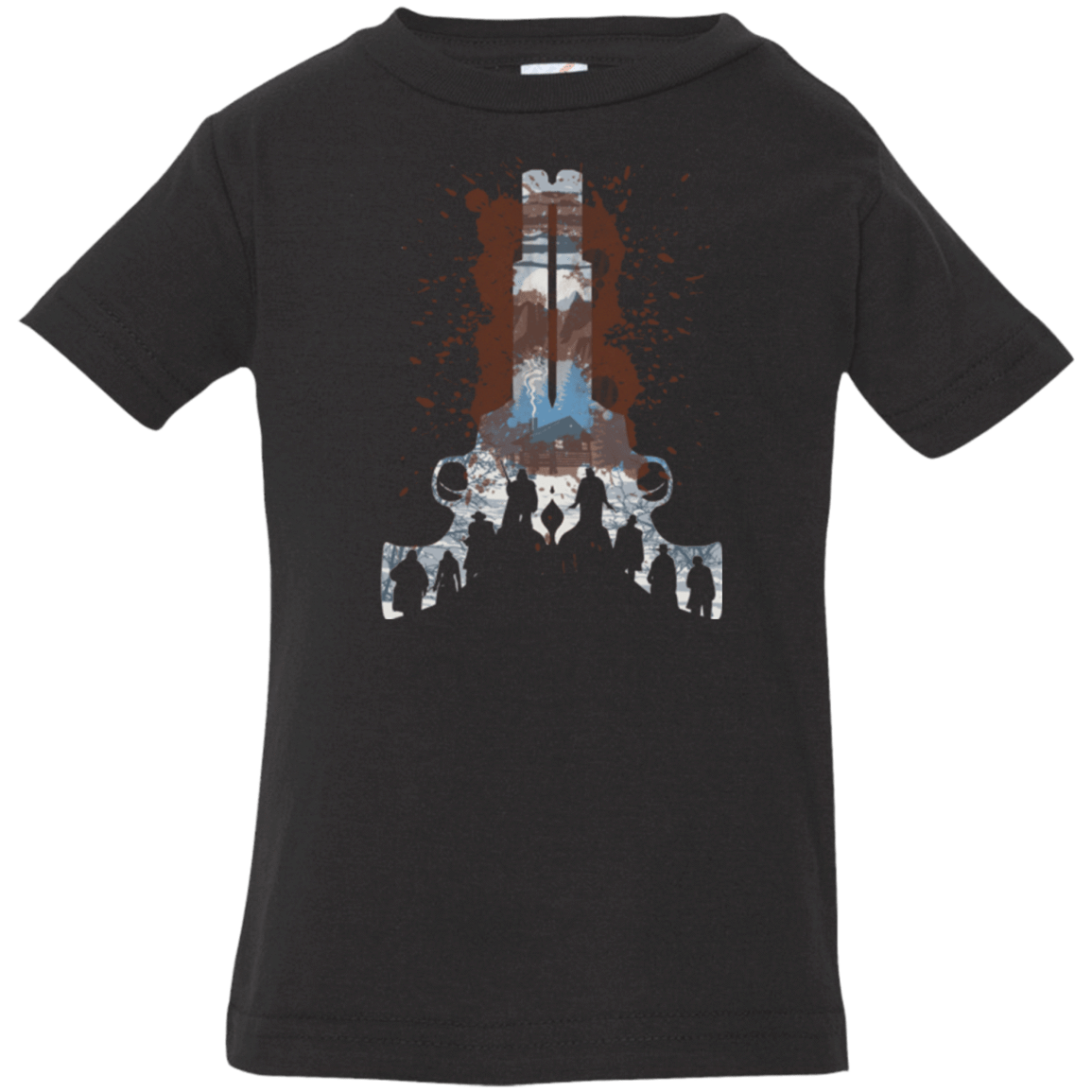 T-Shirts Black / 6 Months The Eight Infant Premium T-Shirt