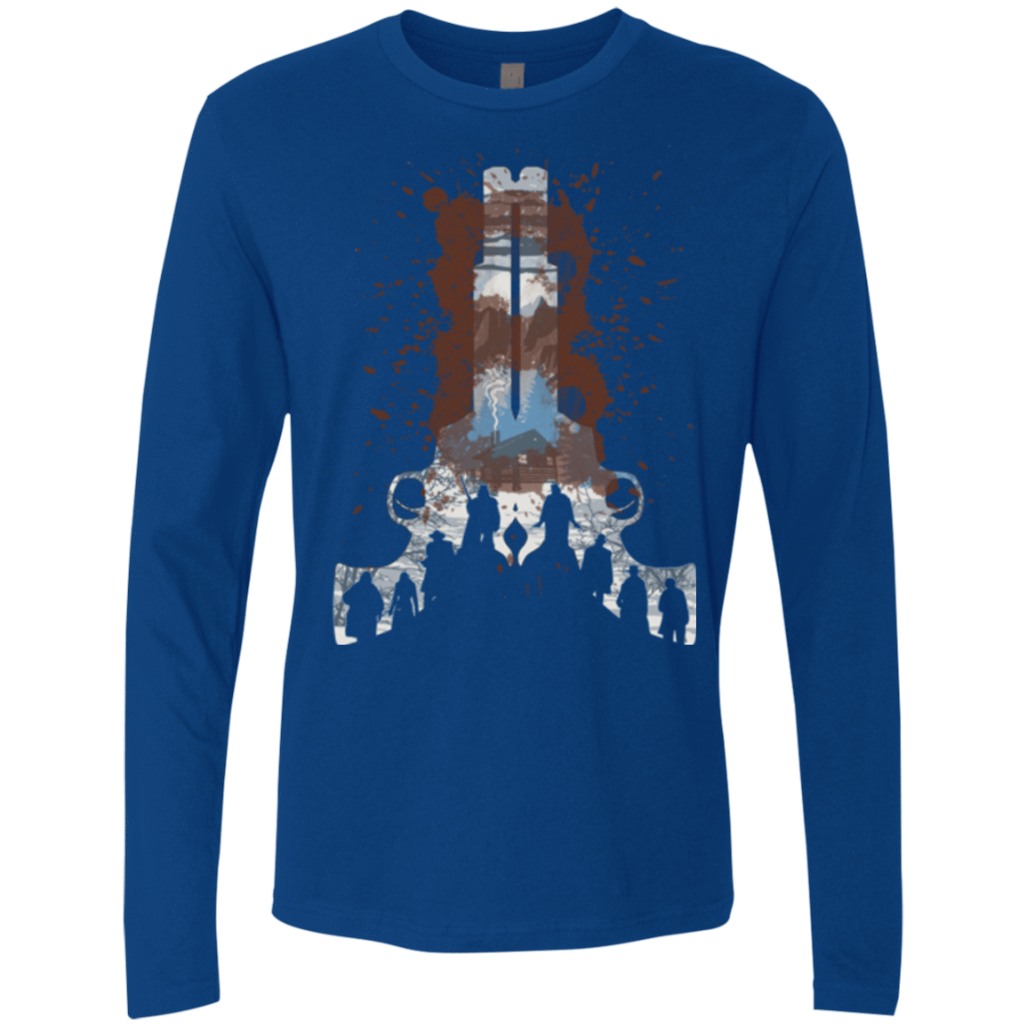 T-Shirts Royal / Small The Eight Men's Premium Long Sleeve