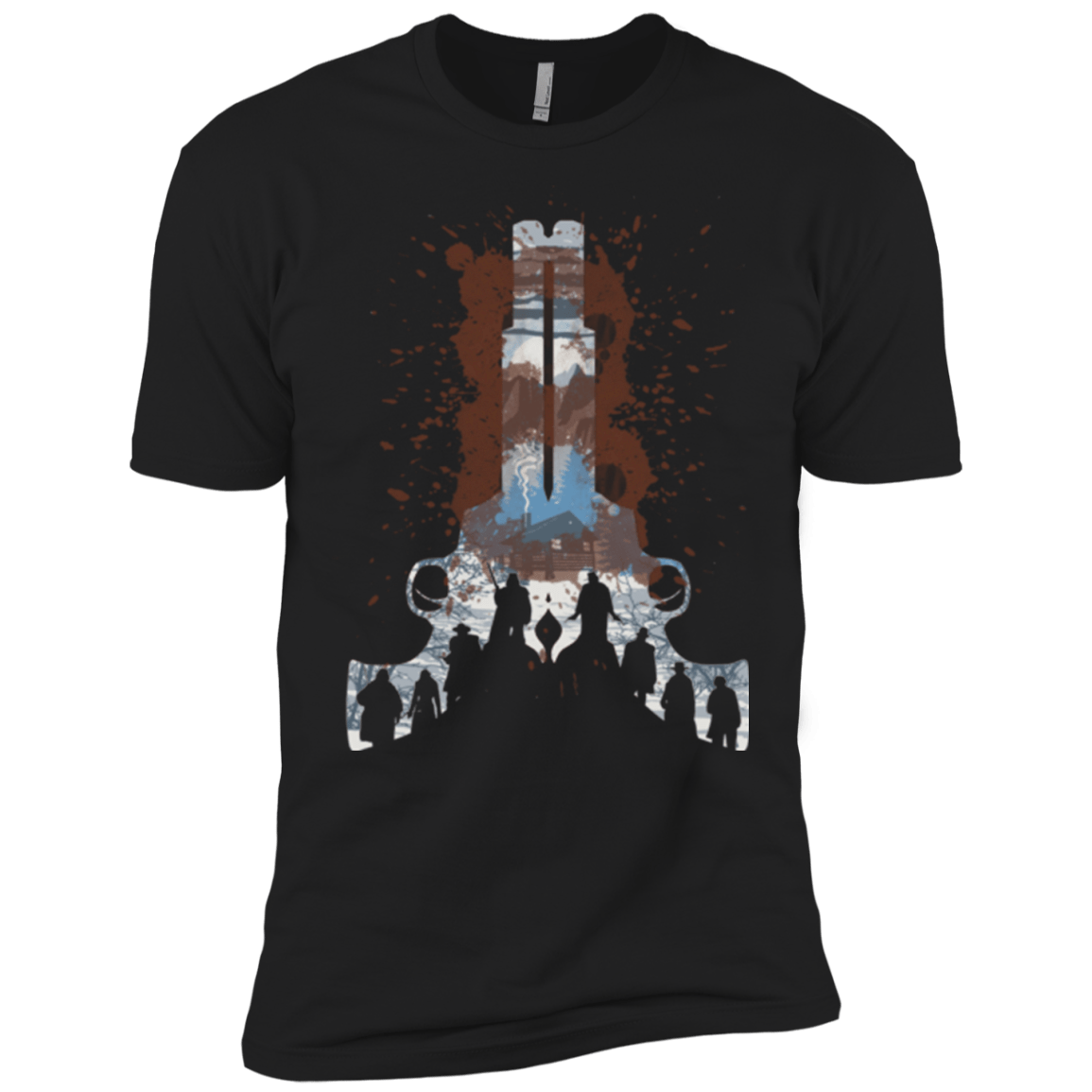 T-Shirts Black / X-Small The Eight Men's Premium T-Shirt