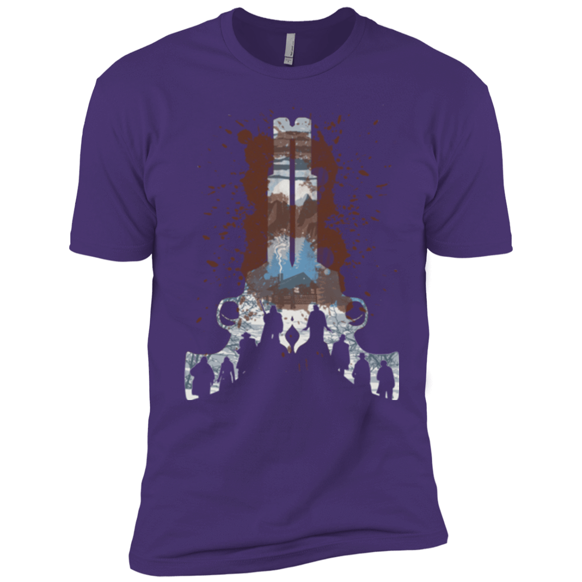 T-Shirts Purple / X-Small The Eight Men's Premium T-Shirt