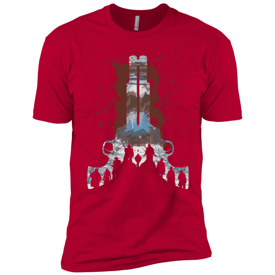 T-Shirts Red / X-Small The Eight Men's Premium T-Shirt