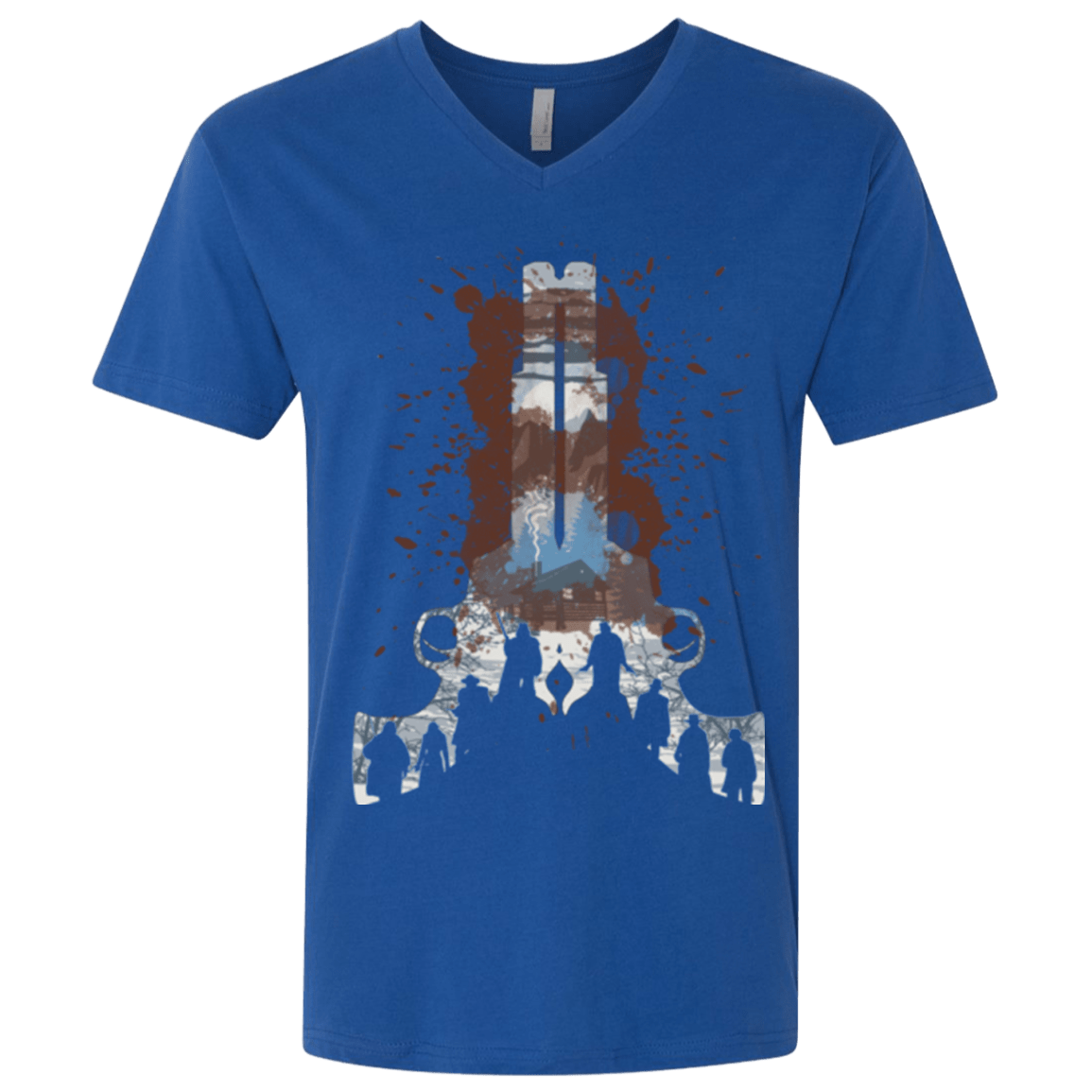 T-Shirts Royal / X-Small The Eight Men's Premium V-Neck