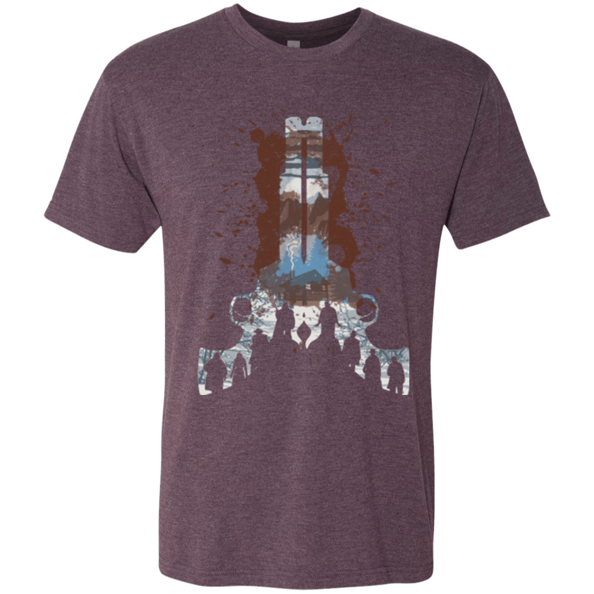 T-Shirts Vintage Purple / Small The Eight Men's Triblend T-Shirt