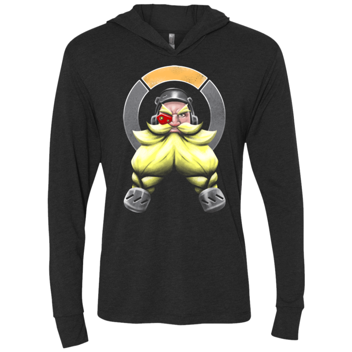 T-Shirts Vintage Black / X-Small The Engineer Triblend Long Sleeve Hoodie Tee