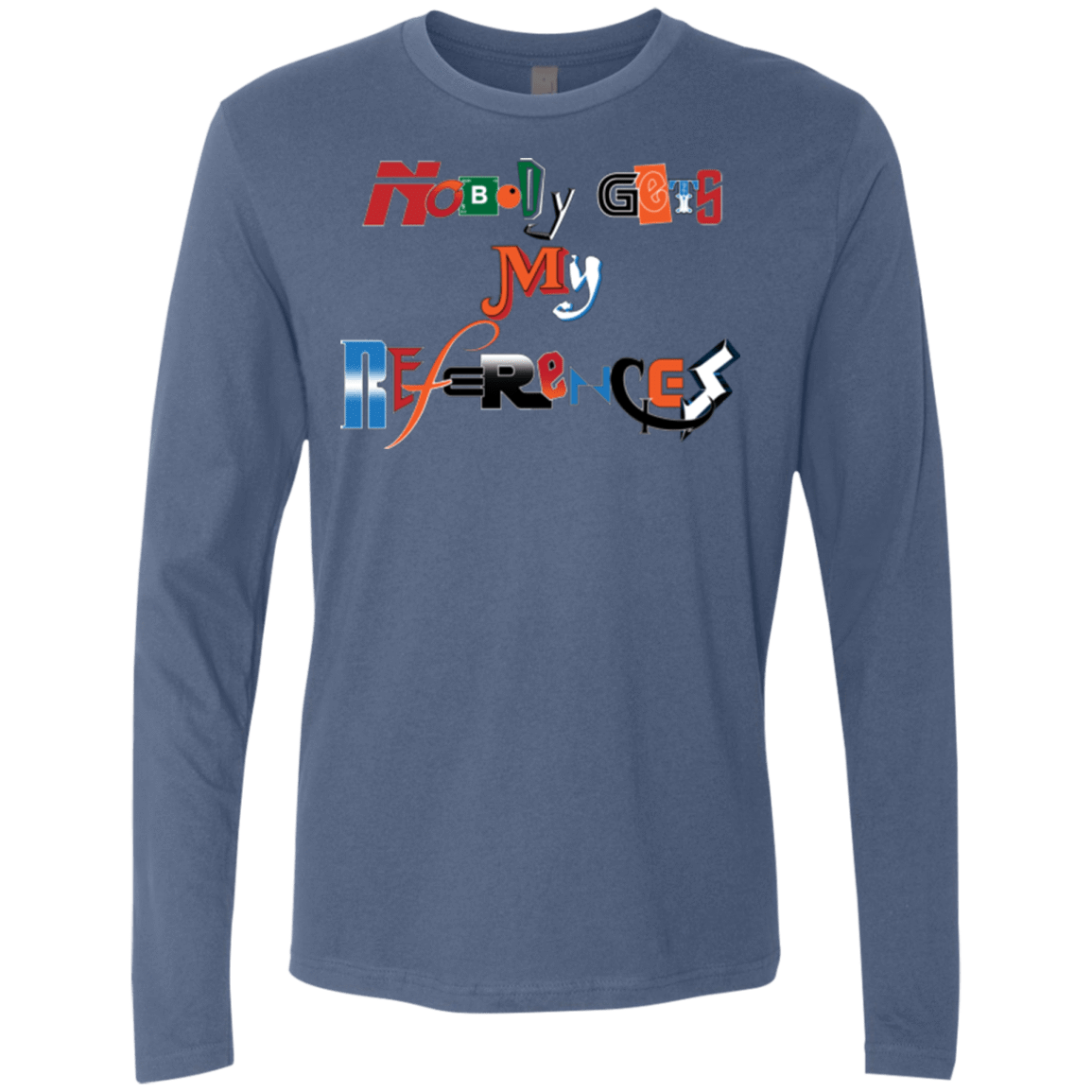 T-Shirts Indigo / Small The Enigma of a Fan Men's Premium Long Sleeve