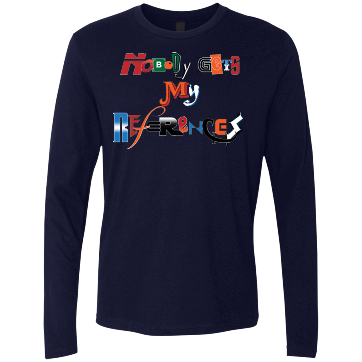 T-Shirts Midnight Navy / Small The Enigma of a Fan Men's Premium Long Sleeve
