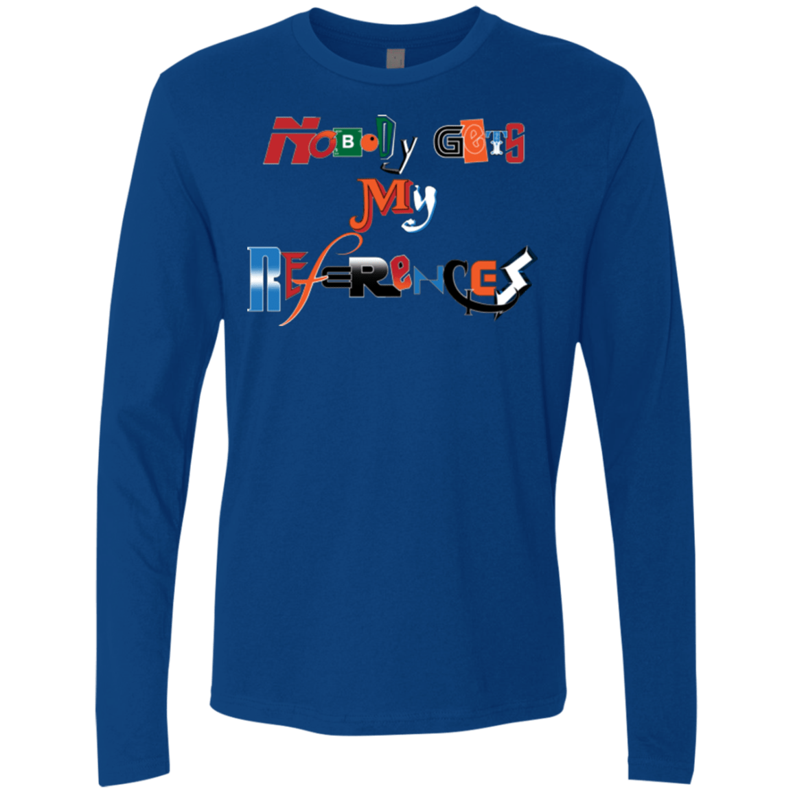 T-Shirts Royal / Small The Enigma of a Fan Men's Premium Long Sleeve