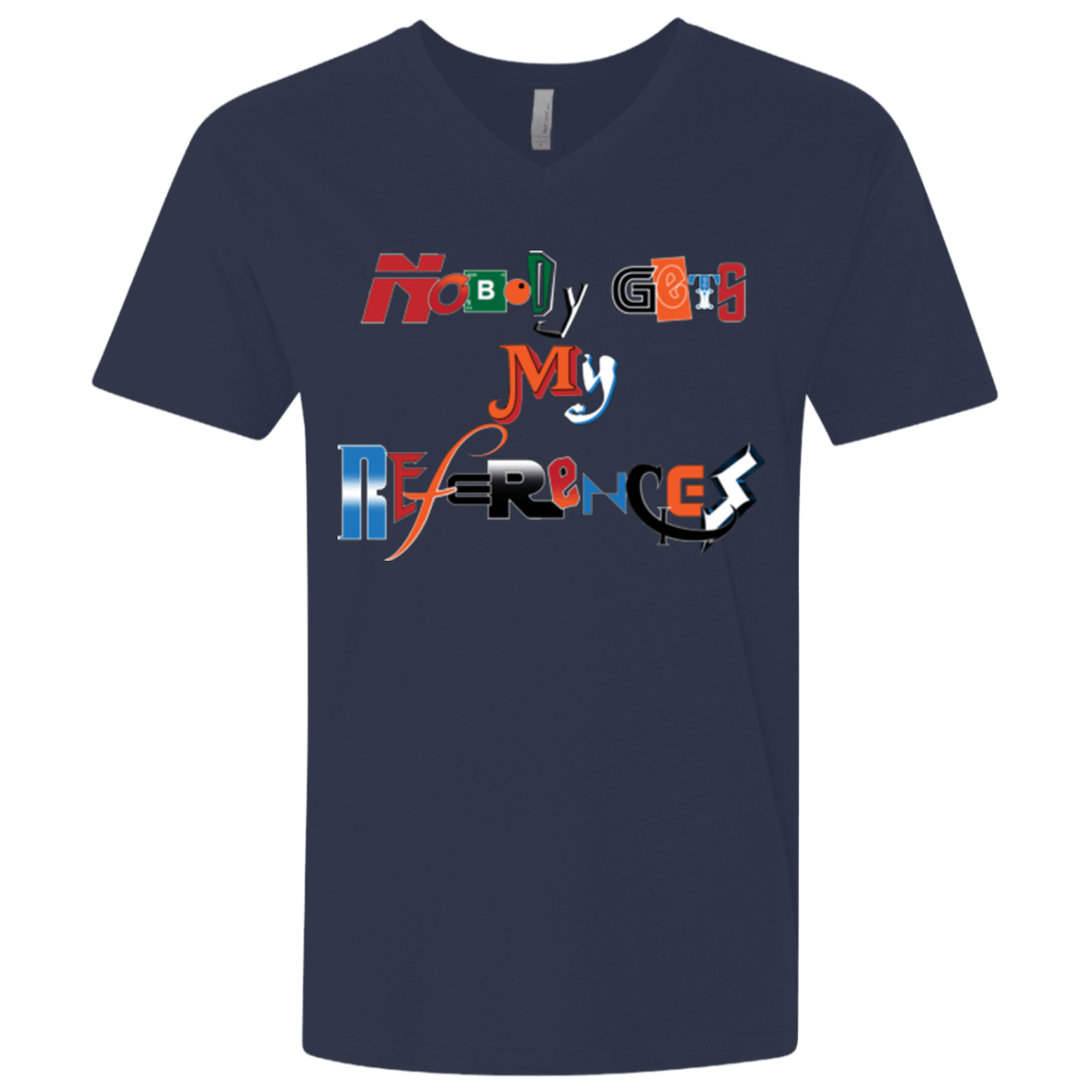 T-Shirts Midnight Navy / X-Small The Enigma of a Fan Men's Premium V-Neck