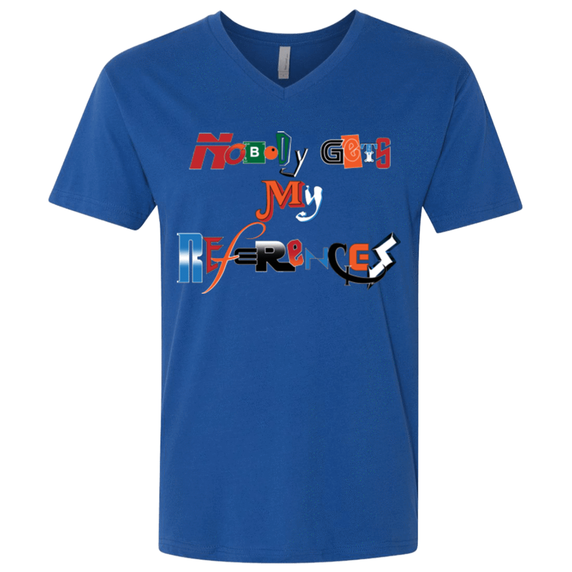 T-Shirts Royal / X-Small The Enigma of a Fan Men's Premium V-Neck