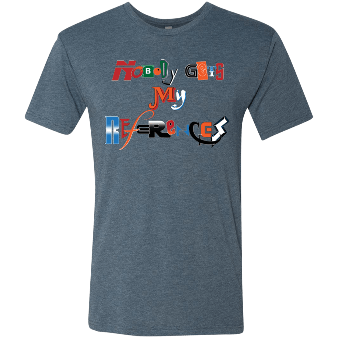 T-Shirts Indigo / Small The Enigma of a Fan Men's Triblend T-Shirt