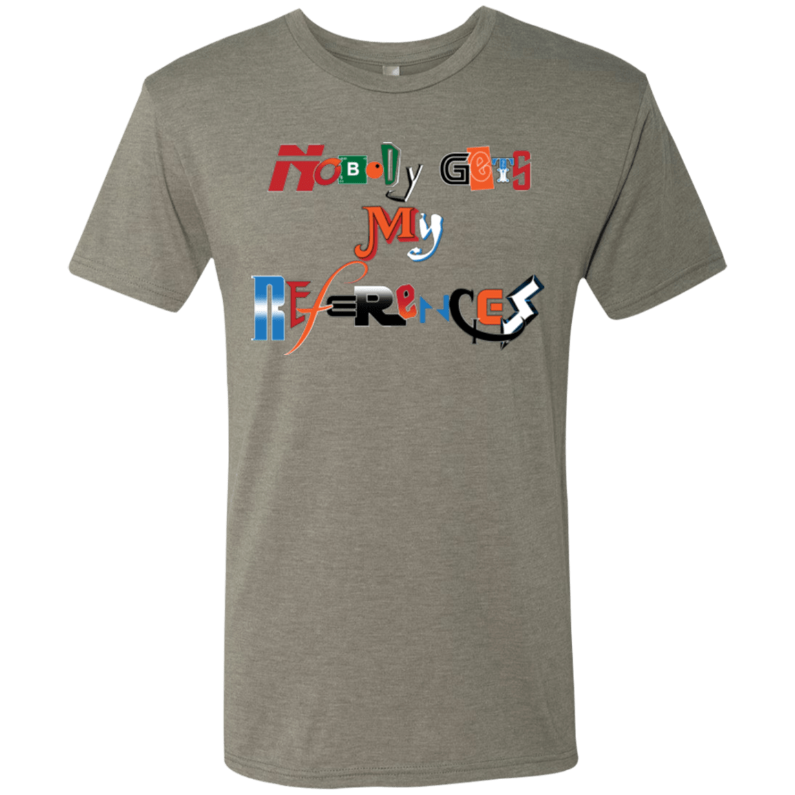 T-Shirts Venetian Grey / Small The Enigma of a Fan Men's Triblend T-Shirt