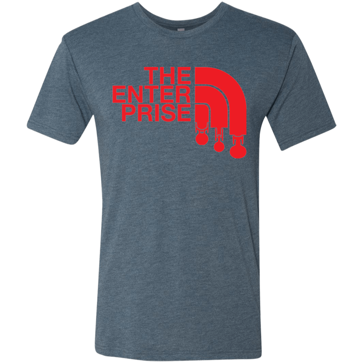 T-Shirts Indigo / Small The Enterprise Men's Triblend T-Shirt