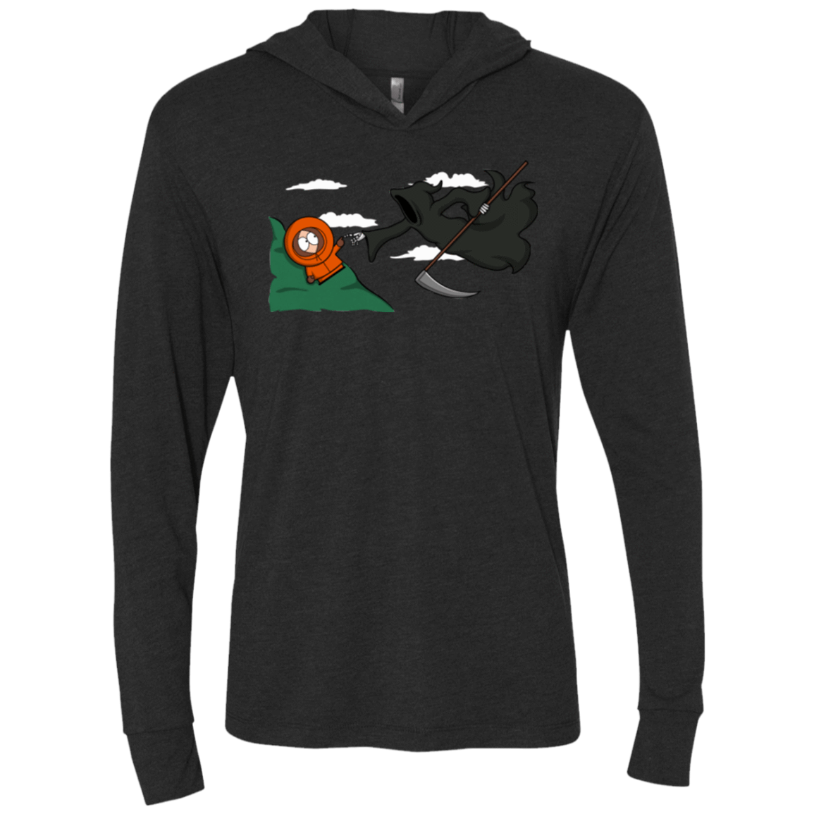 T-Shirts Vintage Black / X-Small The Extinction Triblend Long Sleeve Hoodie Tee