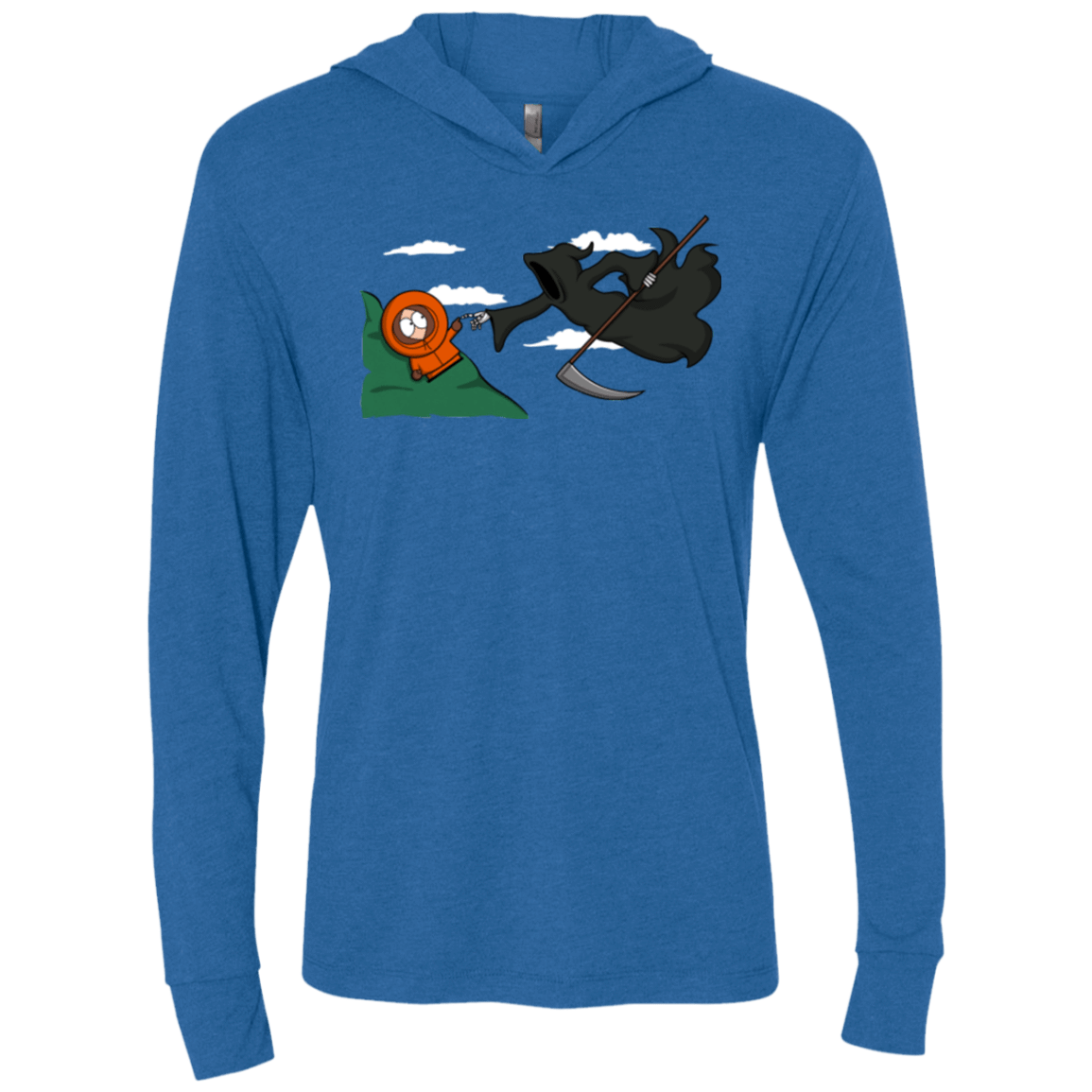 T-Shirts Vintage Royal / X-Small The Extinction Triblend Long Sleeve Hoodie Tee