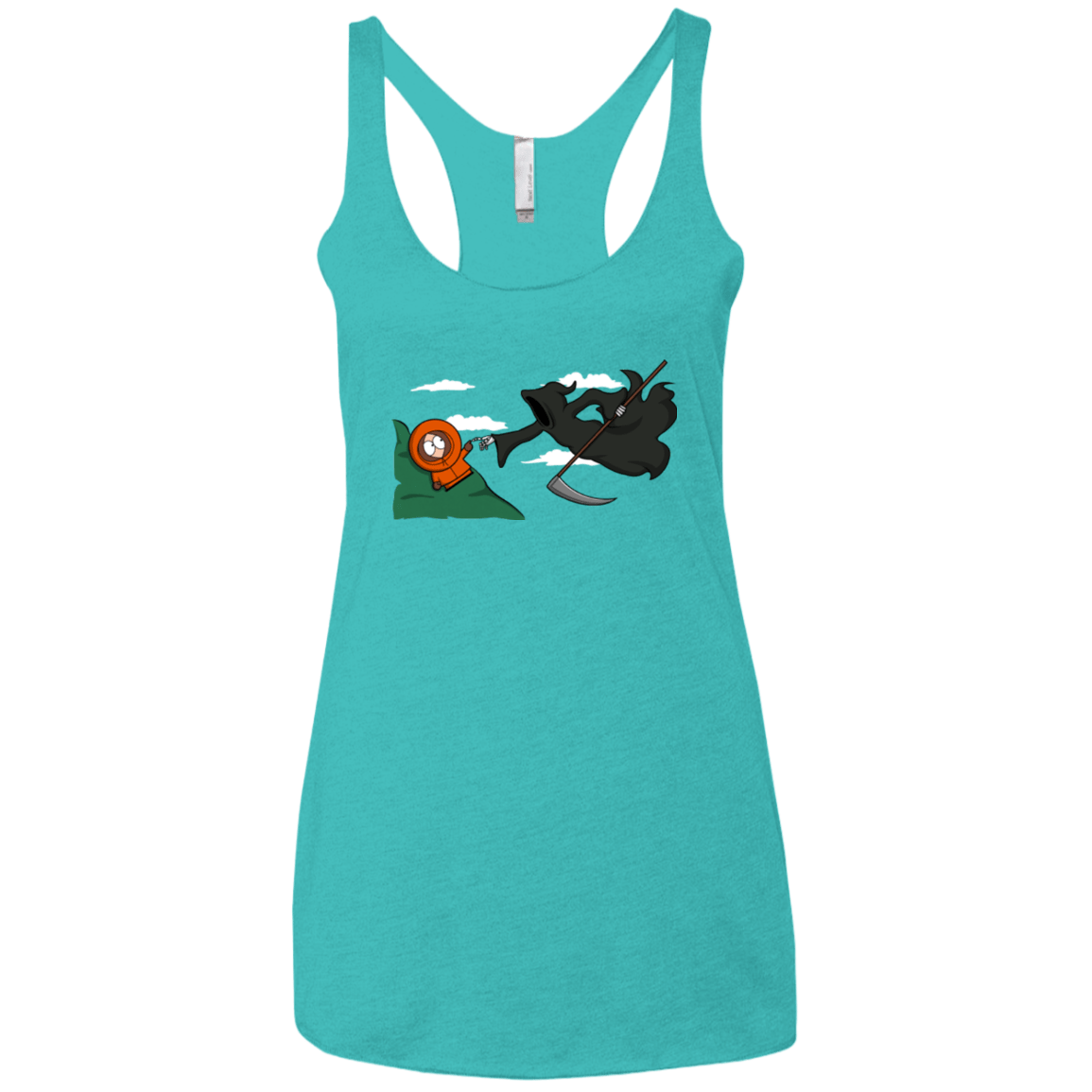 The Extinction Women's Triblend Racerback Tank