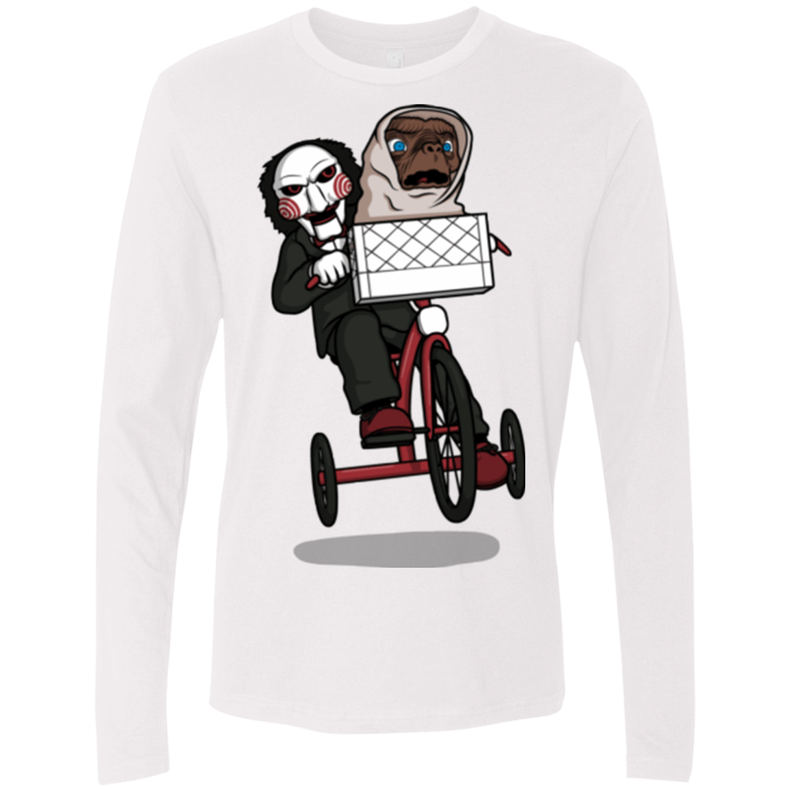 T-Shirts White / Small The Extra Terrifying Men's Premium Long Sleeve