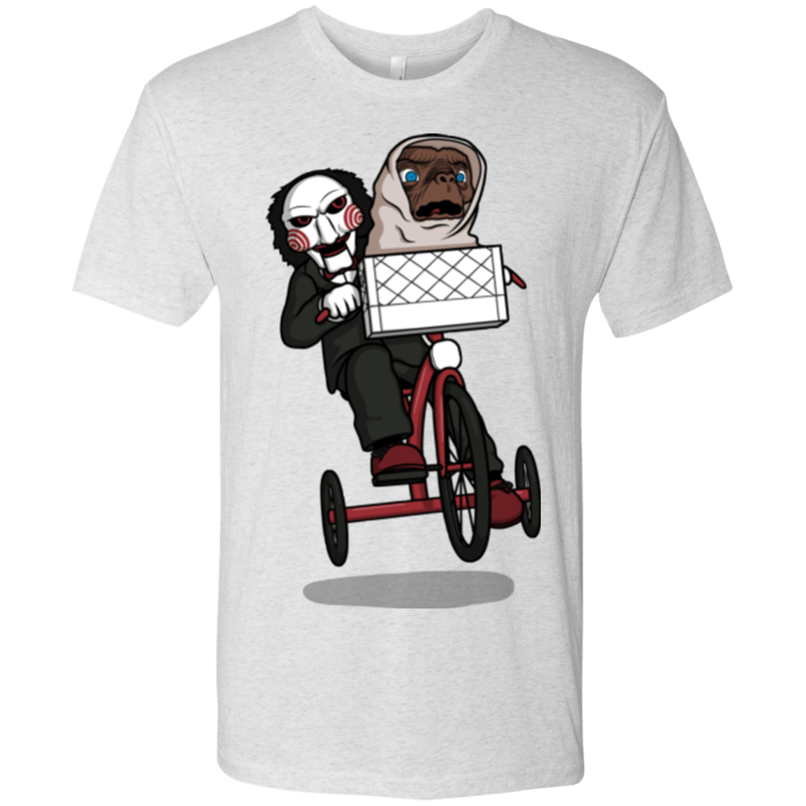 T-Shirts Heather White / Small The Extra Terrifying Men's Triblend T-Shirt