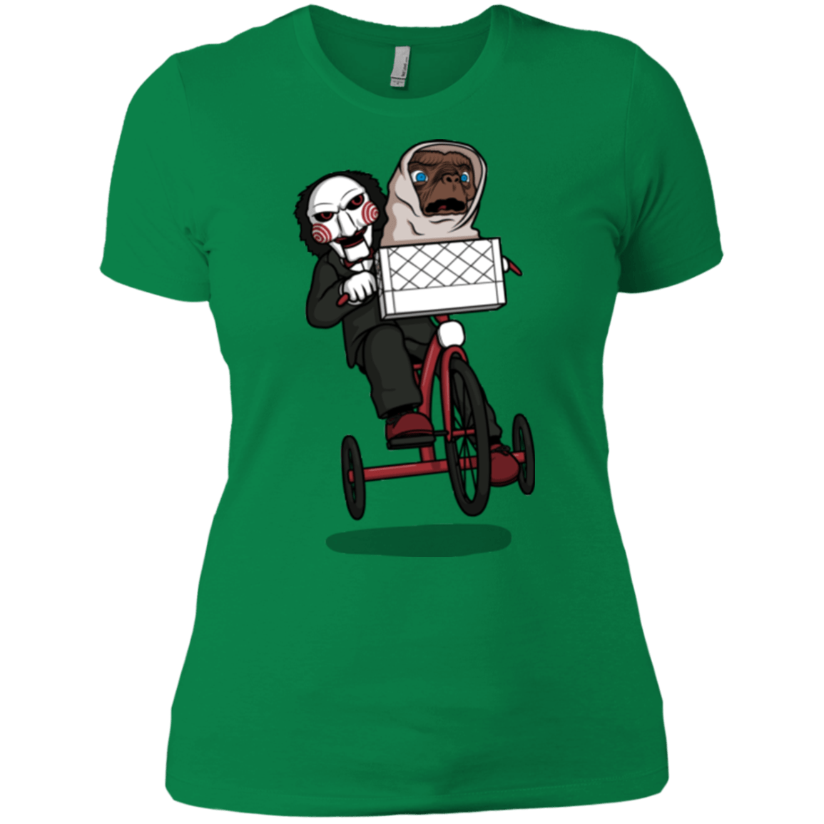 T-Shirts Kelly Green / X-Small The Extra Terrifying Women's Premium T-Shirt
