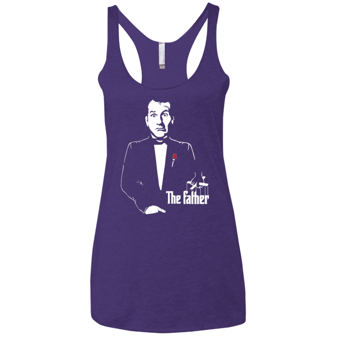 T-Shirts Purple Rush / X-Small The Father Women's Triblend Racerback Tank