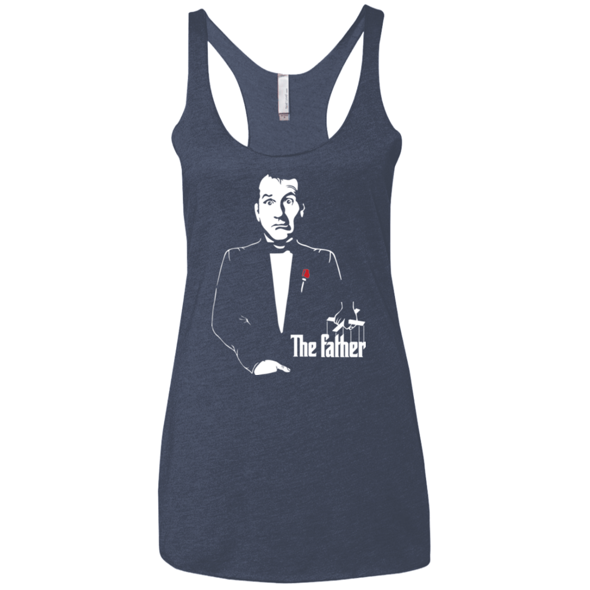 T-Shirts Vintage Navy / X-Small The Father Women's Triblend Racerback Tank