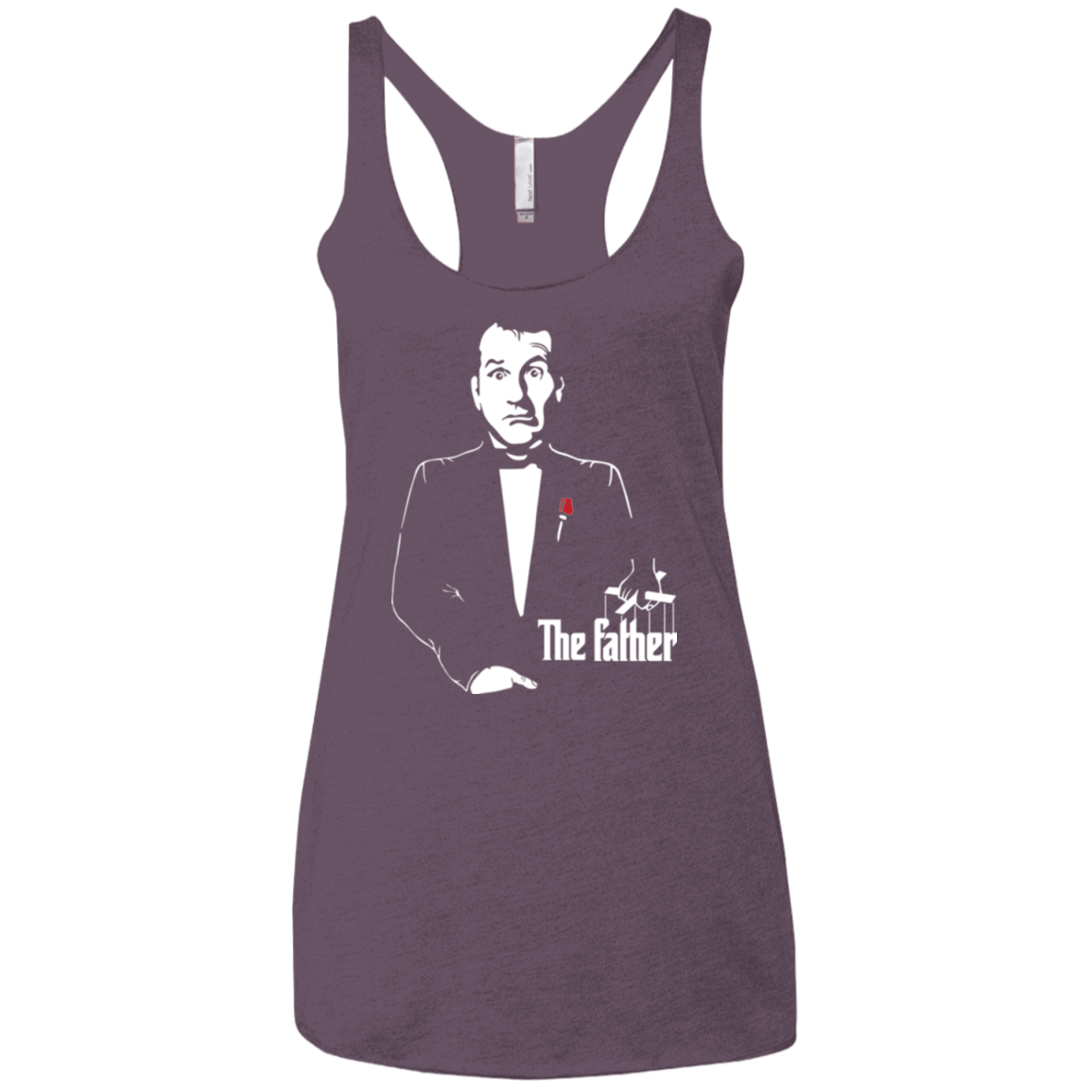T-Shirts Vintage Purple / X-Small The Father Women's Triblend Racerback Tank