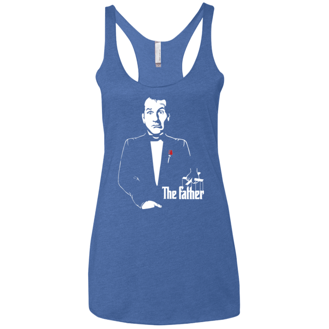 T-Shirts Vintage Royal / X-Small The Father Women's Triblend Racerback Tank
