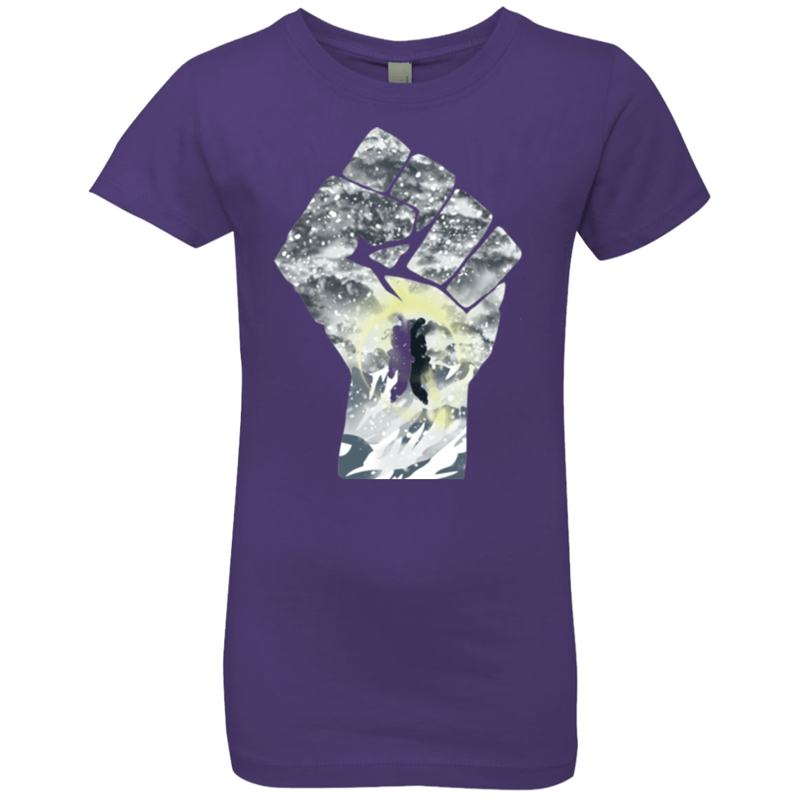 T-Shirts Purple Rush / YXS The Fighters Girls Premium T-Shirt