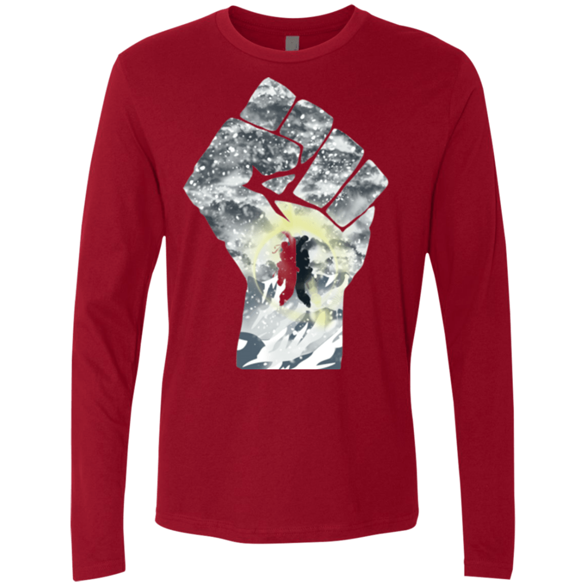 T-Shirts Cardinal / Small The Fighters Men's Premium Long Sleeve