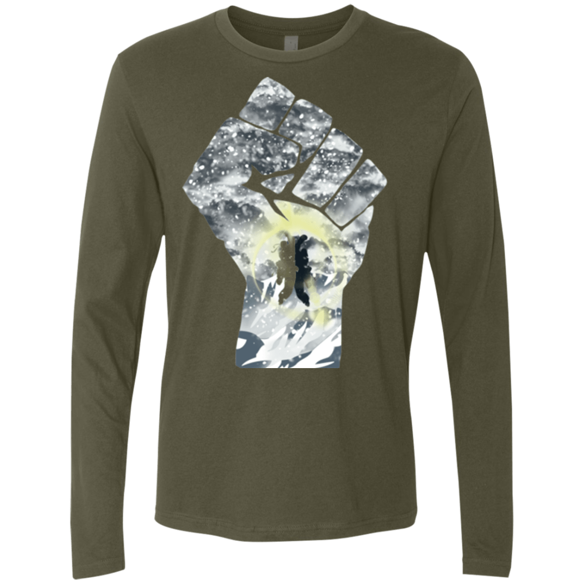 T-Shirts Military Green / Small The Fighters Men's Premium Long Sleeve
