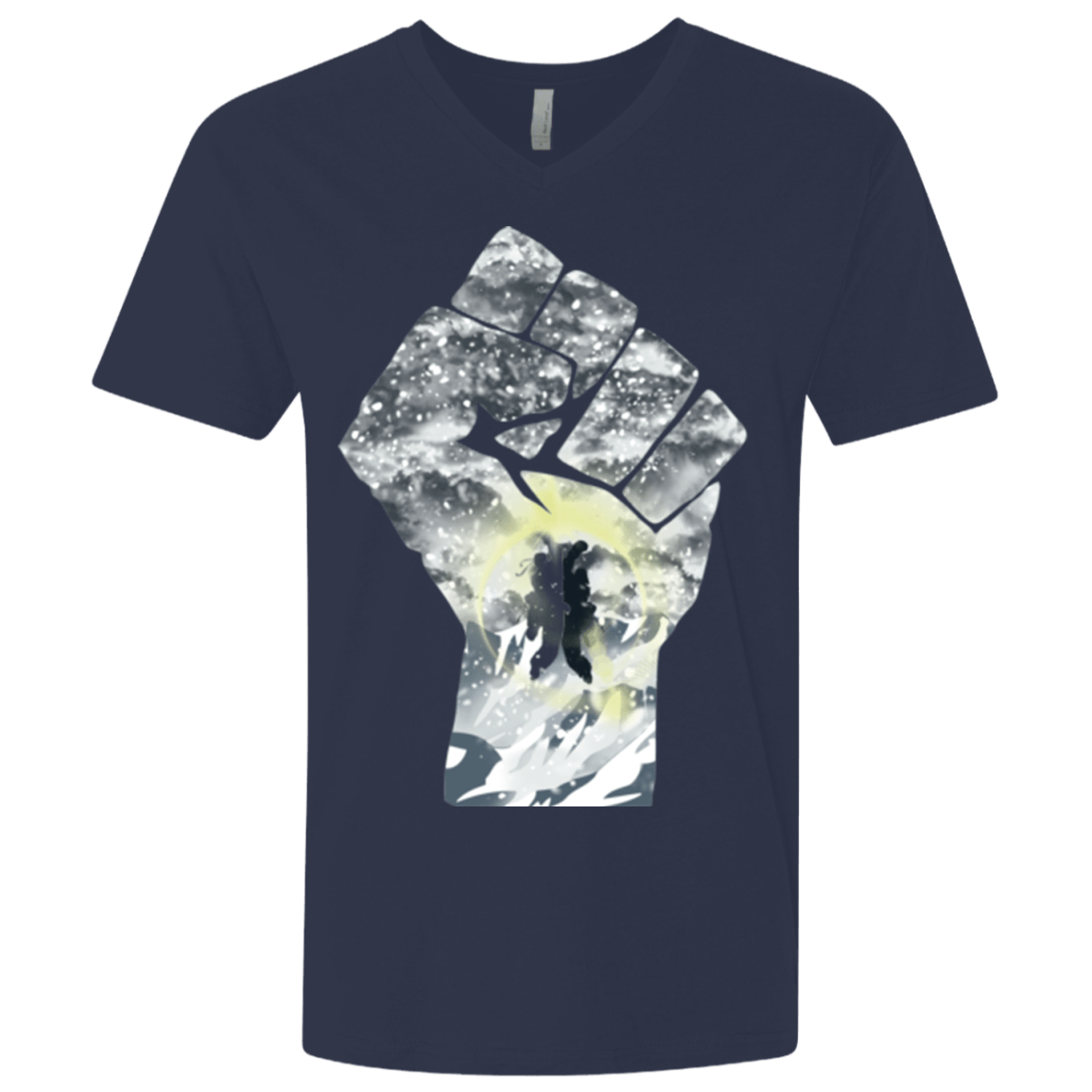 T-Shirts Midnight Navy / X-Small The Fighters Men's Premium V-Neck