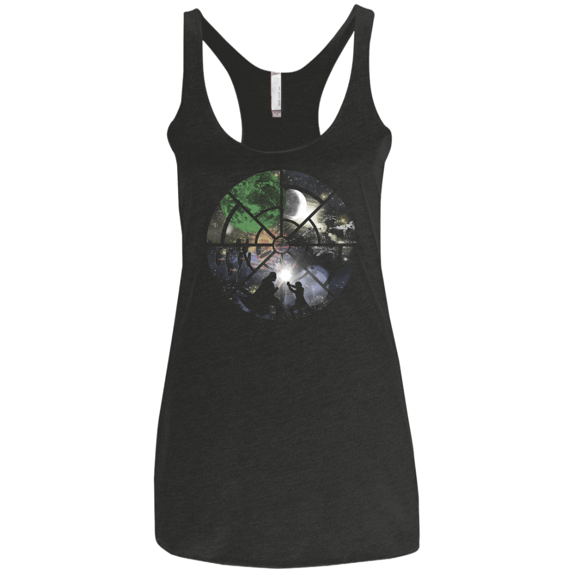 T-Shirts Vintage Black / X-Small The Final Battle Women's Triblend Racerback Tank