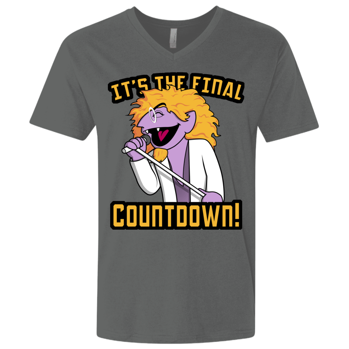 T-Shirts Heavy Metal / X-Small The Final Countdown Men's Premium V-Neck