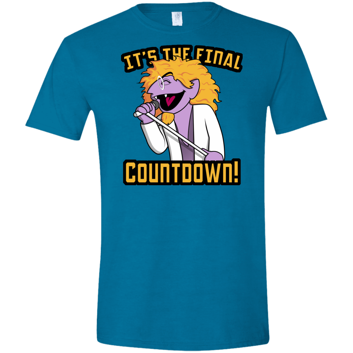 T-Shirts Antique Sapphire / S The Final Countdown Men's Semi-Fitted Softstyle