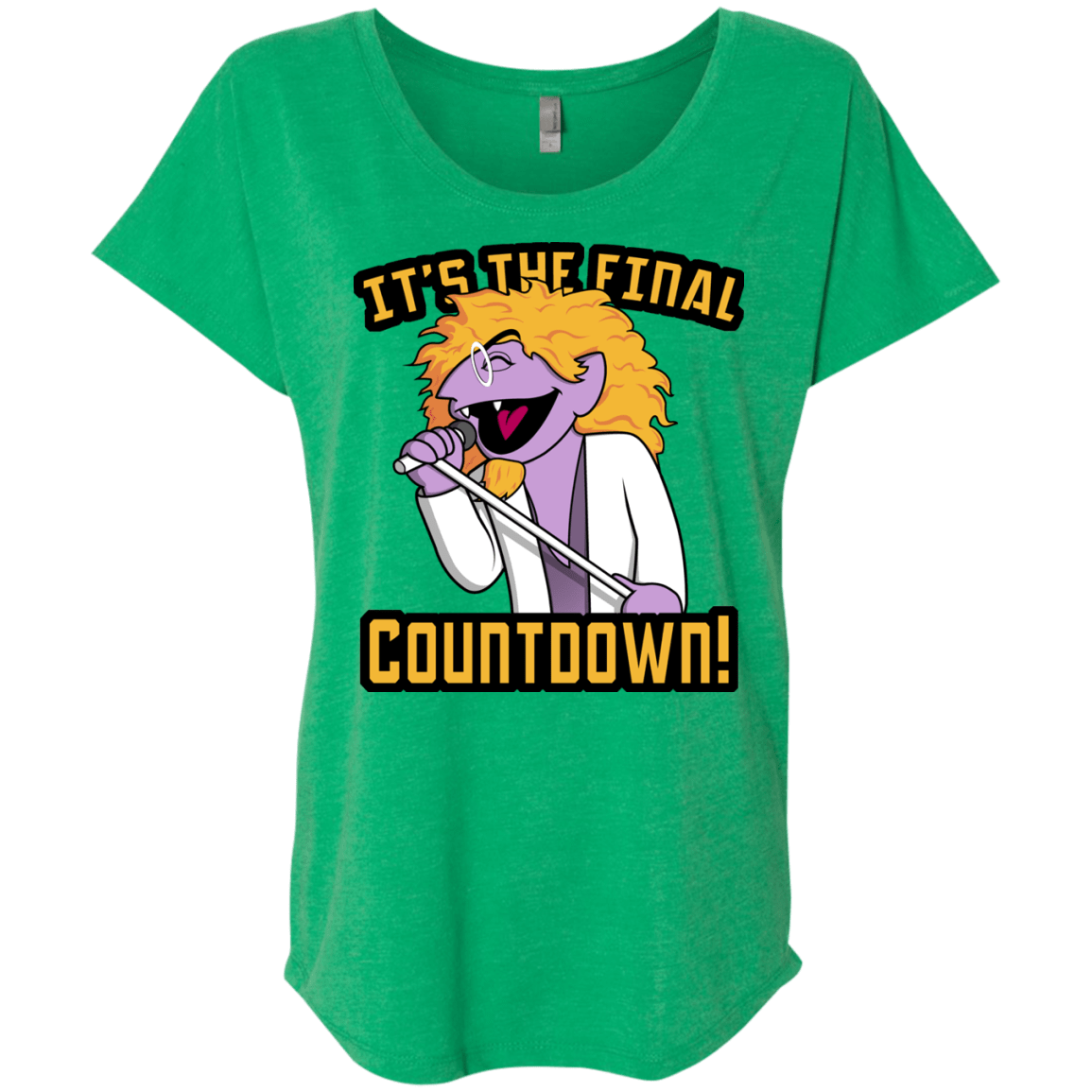 The Final Countdown Triblend Dolman Sleeve