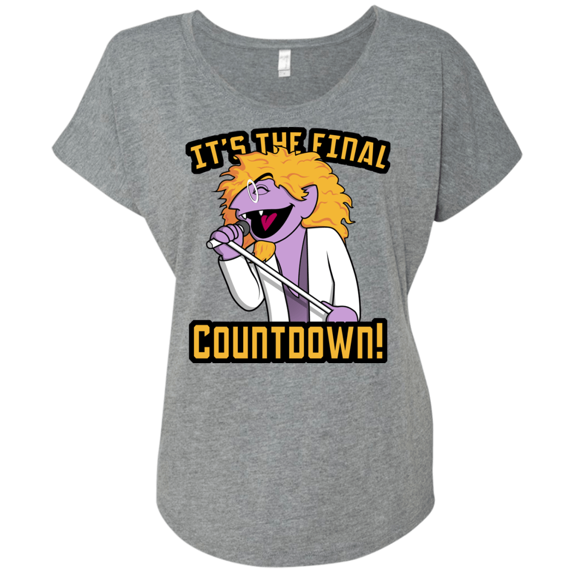 The Final Countdown Triblend Dolman Sleeve