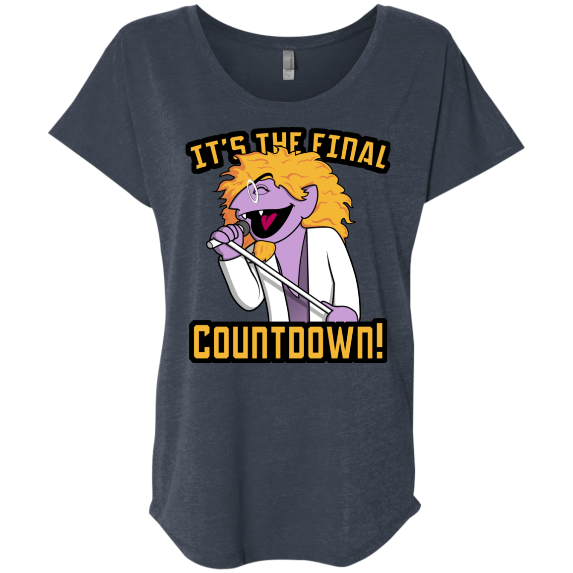 The Final Countdown Triblend Dolman Sleeve