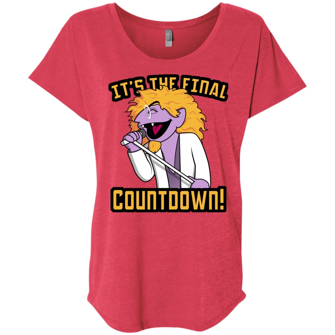 The Final Countdown Triblend Dolman Sleeve